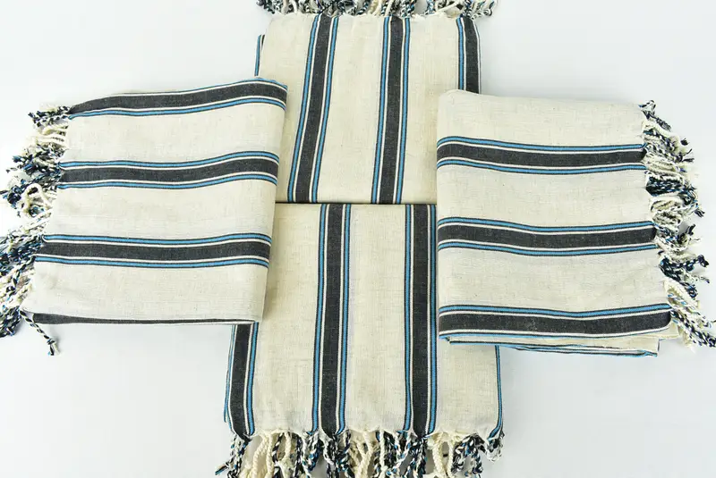 Custom Gifts, Best Wedding Gift, 70x38 Cotton Striped Towel, Bath towel, Soft and absorbent Turkish towel, Absorbent Turkish towel, Beach Towel Bulk - 6
