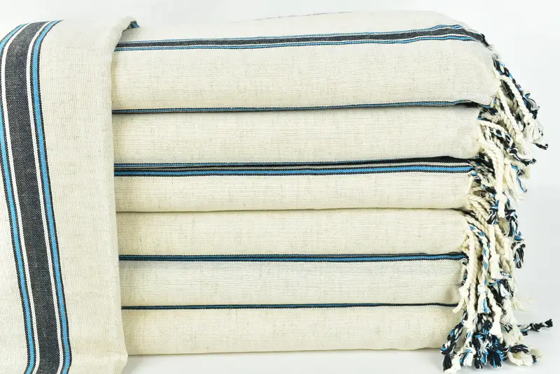 Custom Gifts, Best Wedding Gift, 70x38 Cotton Striped Towel, Bath towel, Soft and absorbent Turkish towel, Absorbent Turkish towel, Beach Towel Bulk - 1