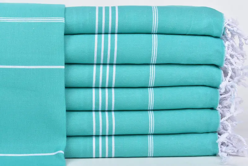 Home Gift, Turkish bath towel, Handmade Gift, 70x40 Cotton Striped Towel, Hammam Towel USA, Handmade Turkish Towel, Sand-free towel, Yoga Towel - 1
