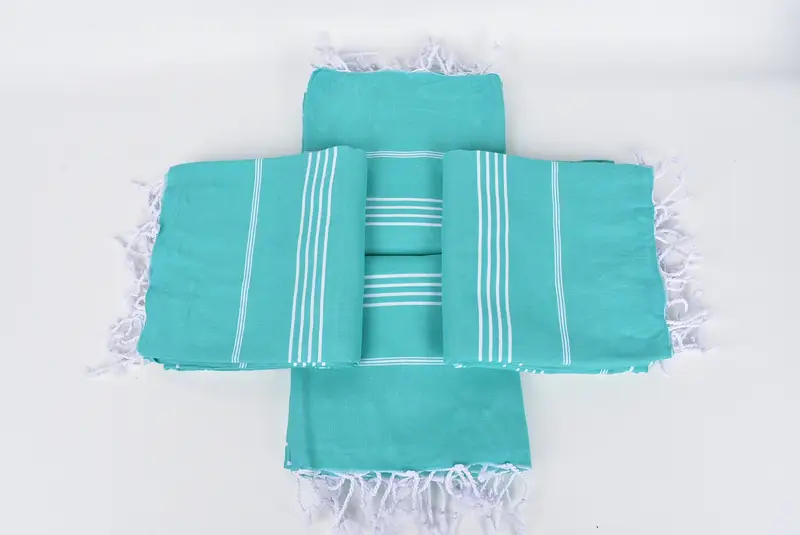 Home Gift, Turkish bath towel, Handmade Gift, 70x40 Cotton Striped Towel, Hammam Towel USA, Handmade Turkish Towel, Sand-free towel, Yoga Towel - 6