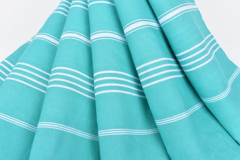 Home Gift, Turkish bath towel, Handmade Gift, 70x40 Cotton Striped Towel, Hammam Towel USA, Handmade Turkish Towel, Sand-free towel, Yoga Towel - 5