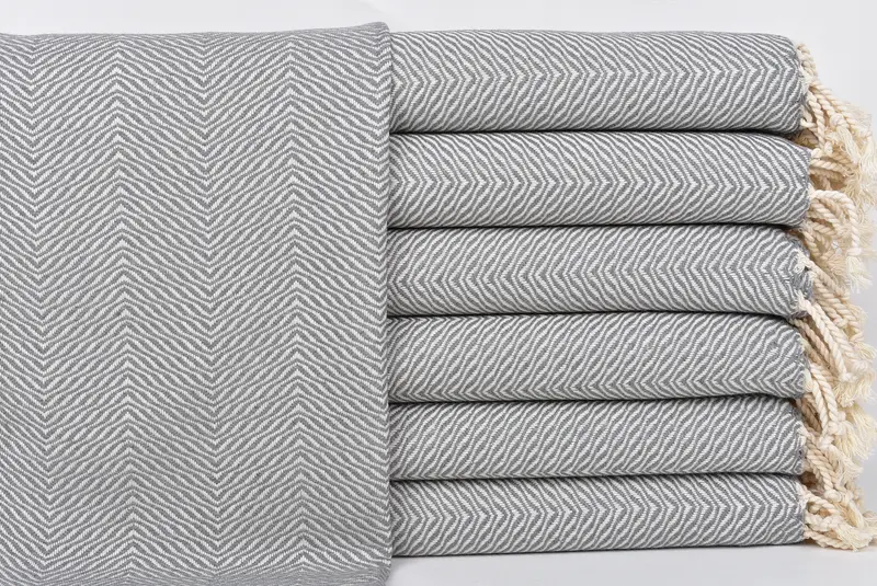 Gift For Best Friend, Guest Towel, Turkish Towel Monogram, Custom Hand Towel, Wedding Gift, Spa Towel, Bridesmaid Gifts, 40x20 Cotton Chevron Towel - 1