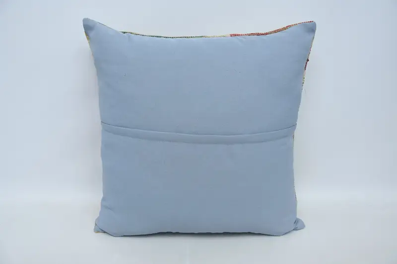 28x28 Beige Pillow Sham, Shabby Chic Pillow, Boho Throw Pillow Case, Kilim Pillow Cover, Interior Designer Pillow, Pillow Sham, Antique Pillows - 6