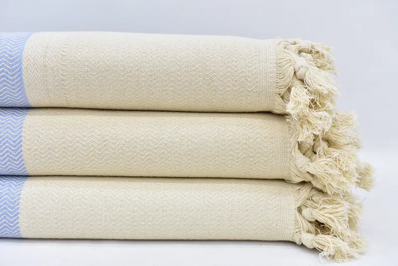 Wedding Favors, Turkish Blanket Queen, 88x76 Cotton Chevron Towel, Throw Blanket Couch, Throw Blankets for Couch, Turkish Tablecloth, Custom Blanket - 2