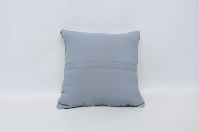 Outdoor Pillow Sham, Pillow Cover, Gift Pillow, 18x18 White Pillow, Ethnical Kilim Rug Pillow, Interior Designer Pillow - 6