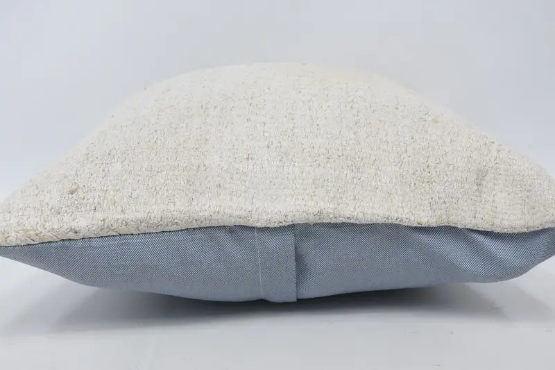Outdoor Pillow Sham, Pillow Cover, Gift Pillow, 18x18 White Pillow, Ethnical Kilim Rug Pillow, Interior Designer Pillow - 5