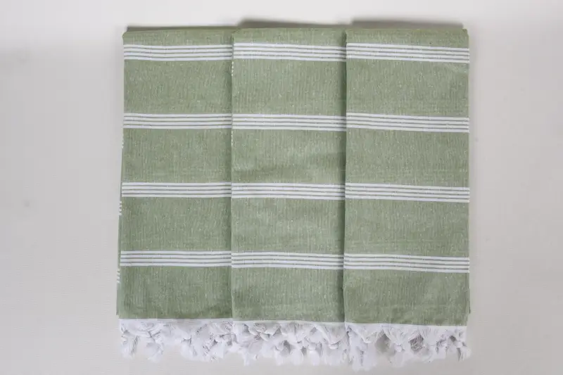 Sand-resistant towel, 70x30 Cotton Striped Towel, Large Turkish Towel, Hammam Towel USA, Merry Christmas Gifts, Personalized Bridesmaid Gift - 7