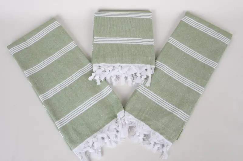 Sand-resistant towel, 70x30 Cotton Striped Towel, Large Turkish Towel, Hammam Towel USA, Merry Christmas Gifts, Personalized Bridesmaid Gift - 6