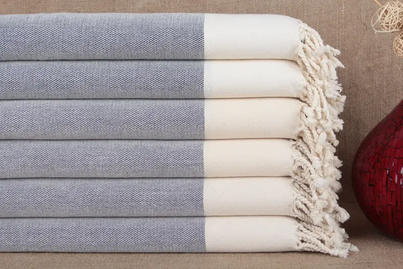 パーソナライズされたビーチタオル トルコ綿 パープル、40x63インチ