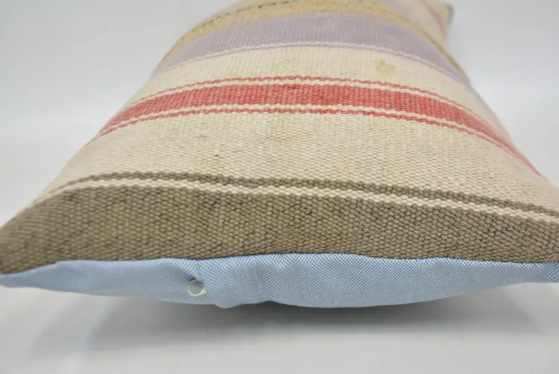 Pillow for Sofa, Kilim Cushion Sham, Toss Pillow, Cushion Case, Pillow for Couch, 12x20 Red Pillow, Decorative Throw Pillow Case - 5