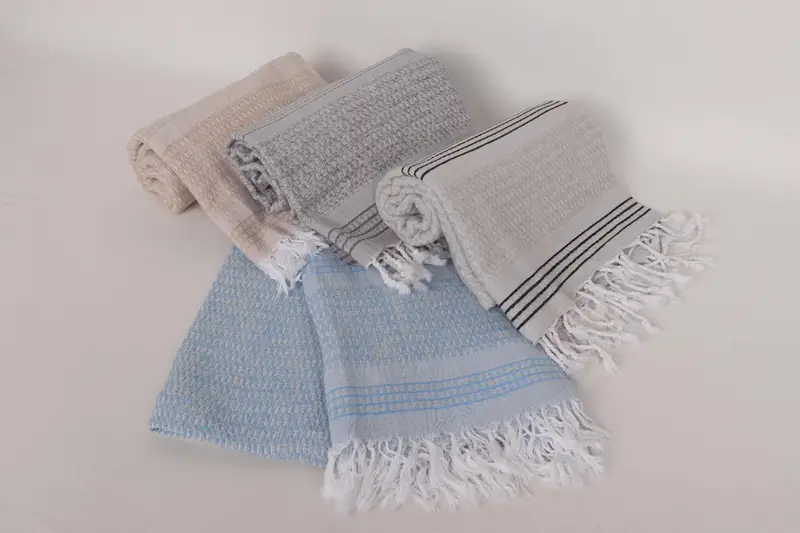 Bridesmaid Gift Towel, 70x36 Linen Striped Towel, Beach Towel Gift, Bridal Shower Gifts, Pool Towels, Monogram Beach Towel, Peshtemal Towel USA - 5