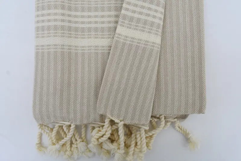 Lightweight towel, Organic Cotton Towel, Soft towel, Bachelor Bachelorette Party Favors, Bachelorette Favor, Spa Towel, 68x38 Cotton Striped Towel - 4