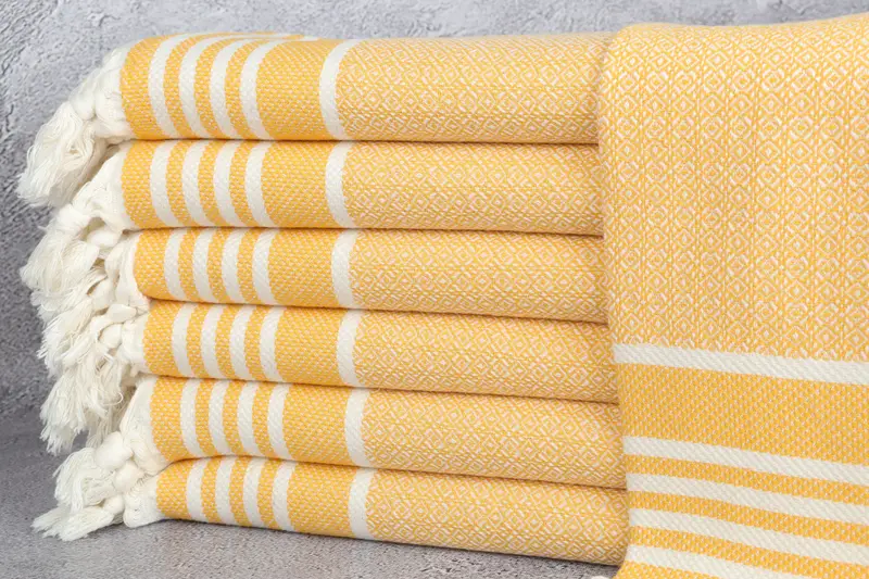 Monogram Hand Towel, 32x16 Cotton Diamond Towel, Kitchen Towel, Halloween Bachelorette Party Favors, Summer Towel, Family Gift, Turkish Hand Towel - 1