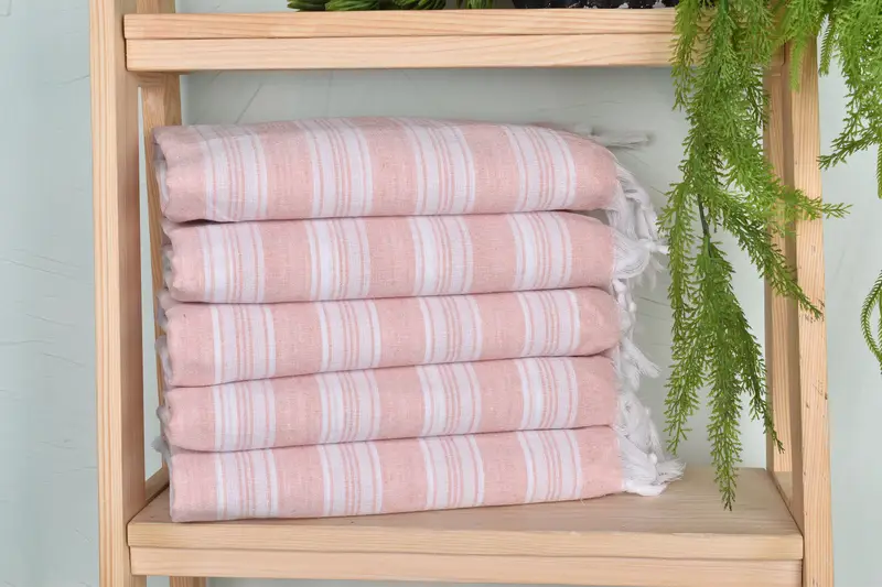 70x40 Cotton Striped Towel, Turkish towel, Personalized Turkish Beach Towel, Custom Gifts, Beach towel, Towel With Name, Gym Towel, Custom Towel - 1