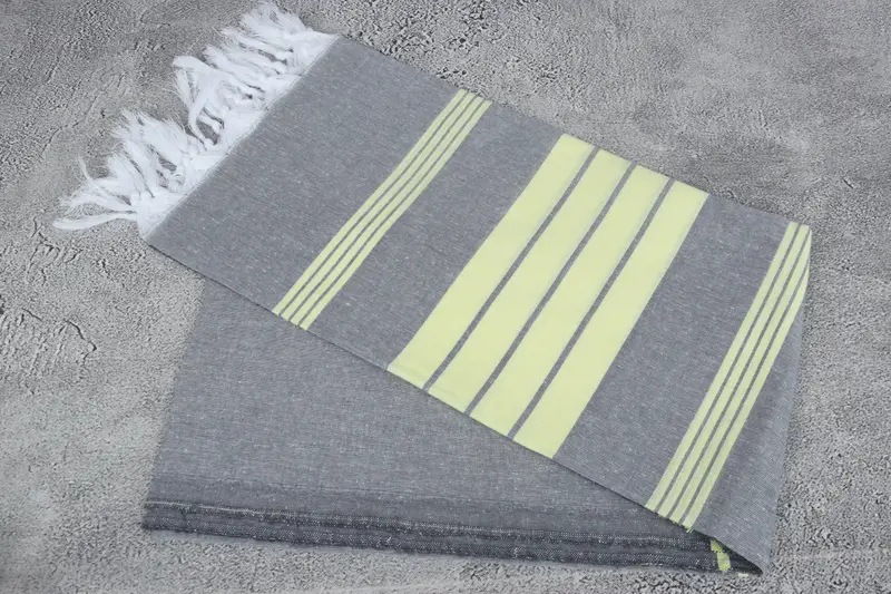 Absorbent towel, Organic Beach Towel, 68x36 Cotton Striped Towel, Boyfriend Christmas Gift, Personalized Beach Towel, Wedding Towel, Wedding Favors - 6