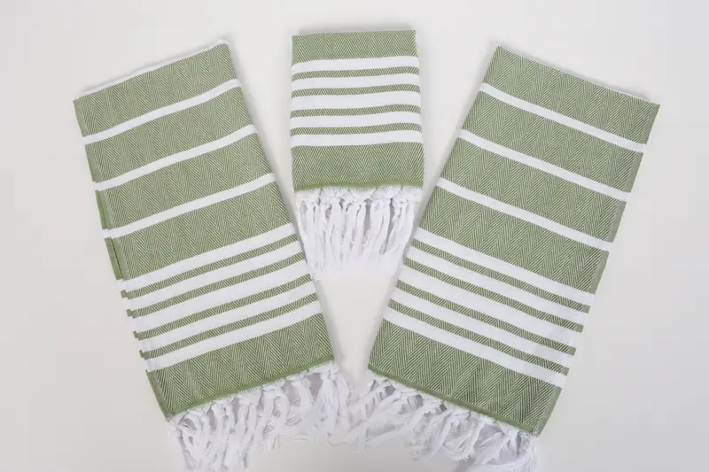 Türkisches Geschirrtuch, 40x20 Baumwoll Zick Zack -Handtuch, Brautduschengunst, Fitnesshandtuch, Geschenk für das Haus, personalisiertes Handtuch, türkisches Handtuch Handtuch - 6