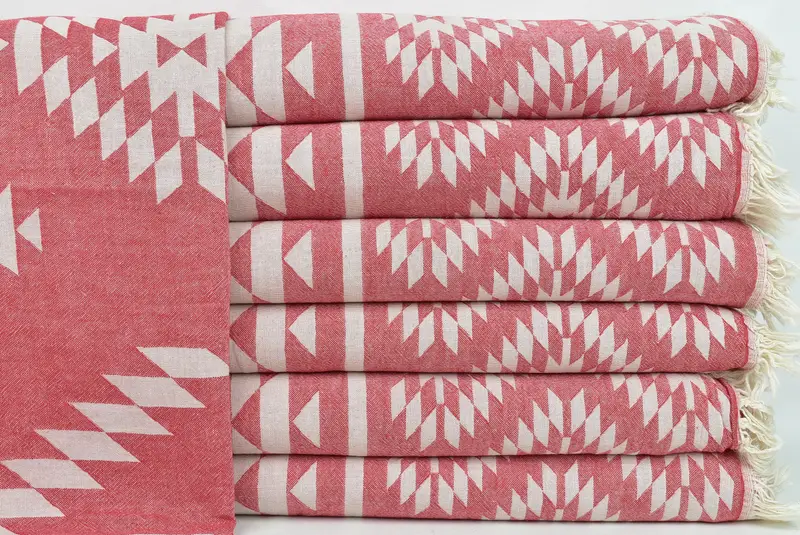 Bedspread, Extra Large Tablecloth, Bachelorette Party Favors, Throw Blanket, 84x56 Cotton Kilim Design Towel, Personalized Bridesmaid Gift - 2