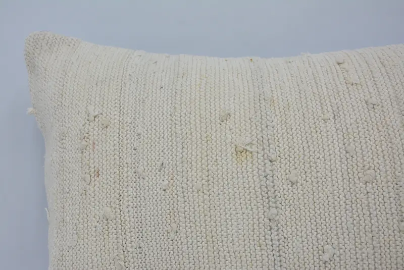 Garden Pillow Cover, Muted Cushion Case, Turkish Kilim Pillow, Seat Pillow, Pillow, Turkish Pillow, 16x24 White Cushion Cover, Vintage Pillow - 2