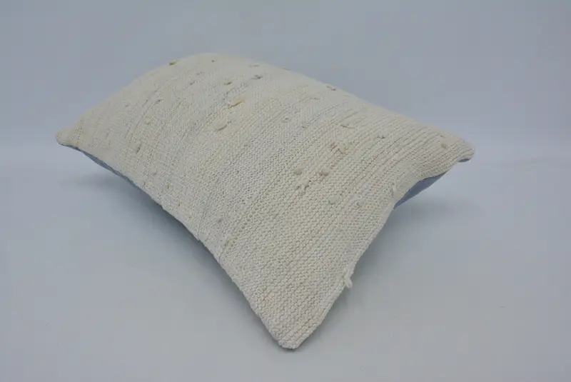 Garden Pillow Cover, Muted Cushion Case, Turkish Kilim Pillow, Seat Pillow, Pillow, Turkish Pillow, 16x24 White Cushion Cover, Vintage Pillow - 6