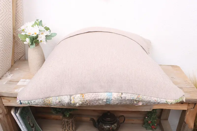 Car Pillow Cover, Morroccon Kilim Cushion Cushion Cover, Gift Pillow, 18x18 Beige Cushion Case, Turkish Kilim Pillow, Cushion Cover, Turkish Pillow - 7