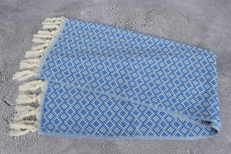 Personalized Hand Towel, Grandma Gift, Personalized Gift, Guest Towel, Personalized Kitchen Towel, Custom Turkish Towel, 38x20 Cotton Diamond Towel - 6