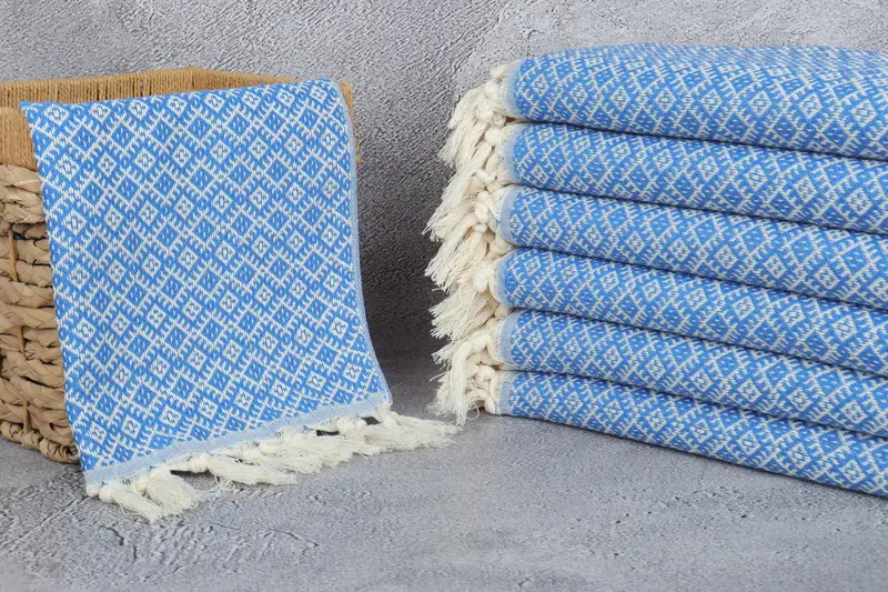 Personalized Hand Towel, Grandma Gift, Personalized Gift, Guest Towel, Personalized Kitchen Towel, Custom Turkish Towel, 38x20 Cotton Diamond Towel - 3