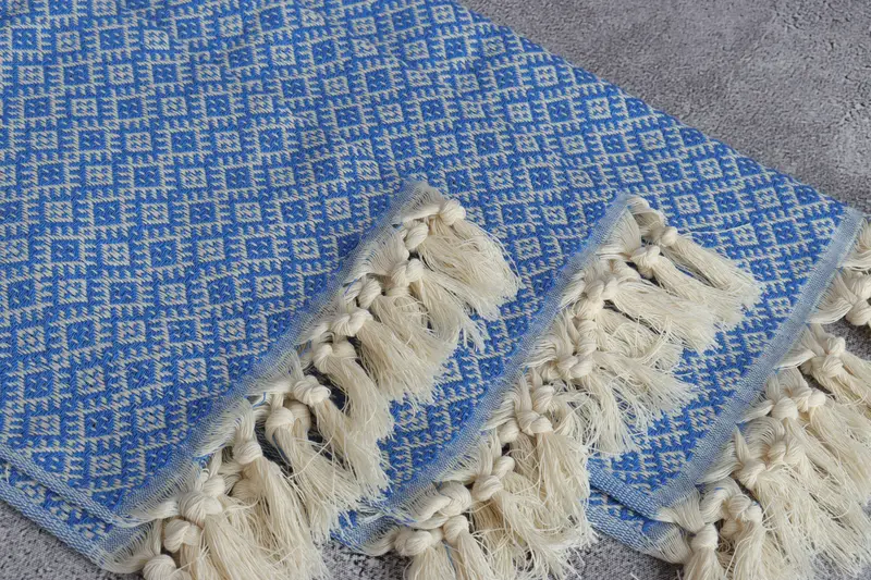Personalized Hand Towel, Grandma Gift, Personalized Gift, Guest Towel, Personalized Kitchen Towel, Custom Turkish Towel, 38x20 Cotton Diamond Towel - 5