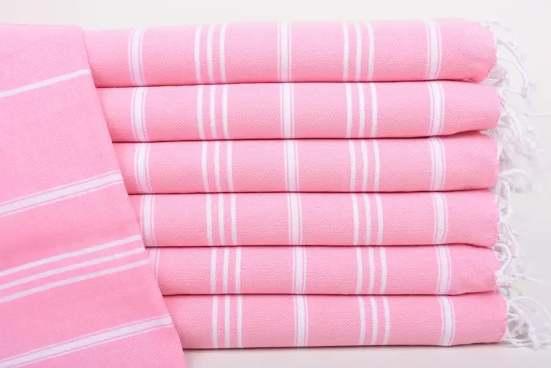 Guest Towel, Monogram Hand Towel, Personalized Kitchen Towel, Custom Name Towel, Gift For Best Friend, 40x24 Cotton Striped Towel, Personalized Gift - 1