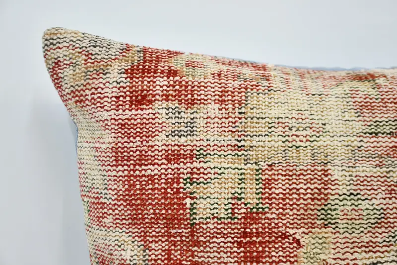 Kilim Pillow Cover, 32x32 Red Cushion Case, Pillow for Sofa, Pillow Sham, Luxury Cushion Case, Kilim Pillow, Seat Pillow Cover, Indoor Cushion Case - 2