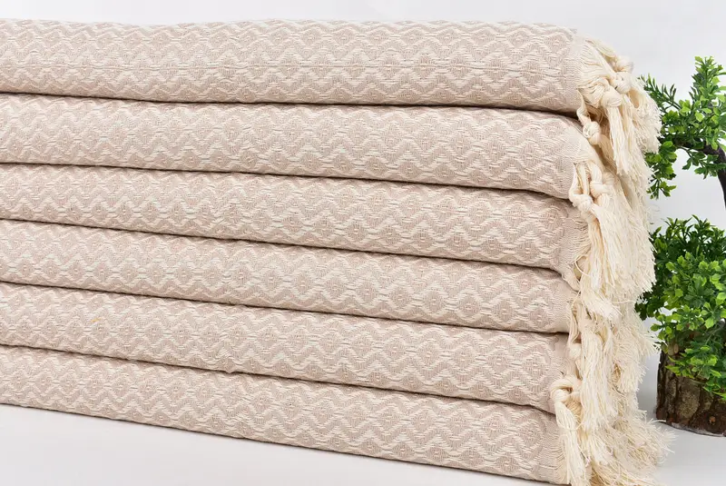 36x18 Cotton Diamond Towel, Gift For Him, Spa Towel, Holiday Towel, Monogram Kitchen Towel, Personalized Dish Towel, Turkish Tea Towel, Family Gift - 3