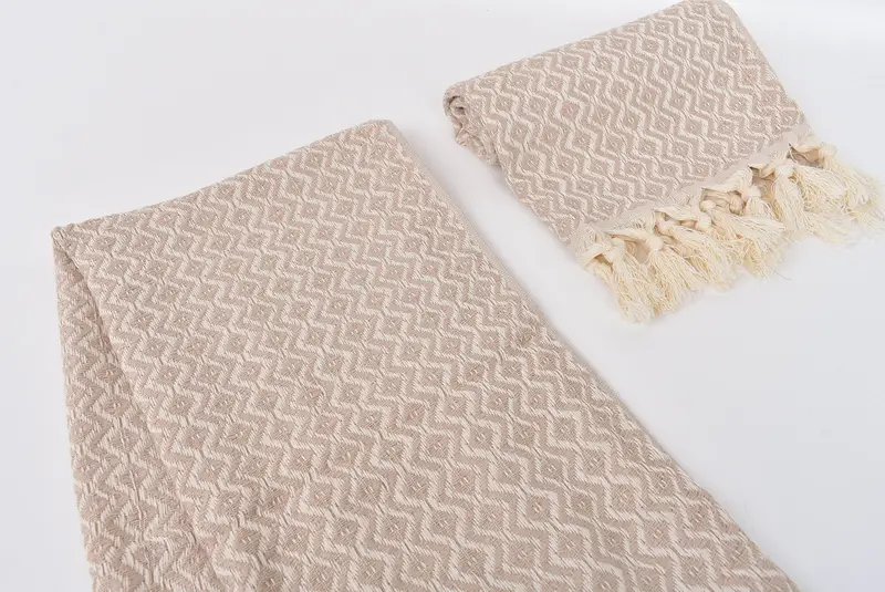 36x18 Cotton Diamond Towel, Gift For Him, Spa Towel, Holiday Towel, Monogram Kitchen Towel, Personalized Dish Towel, Turkish Tea Towel, Family Gift - 7