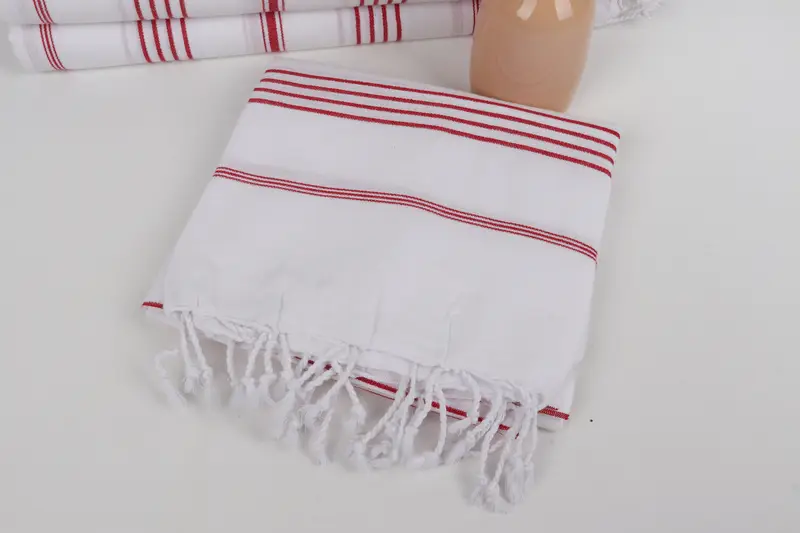 Bachelor Gift, Custom Gift, Custom Wedding Gift From Bridesmaid, Housewarming Gift, Bath towel, Thin towel, Scarf Towel, 70x40 Cotton Striped Towel - 5