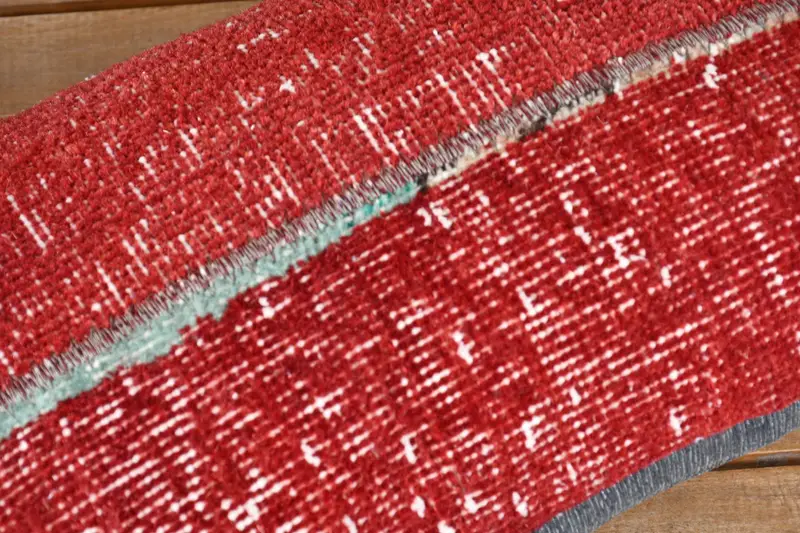 12x24 Red Pillow Sham, Gift Pillow, Vintage Kilim Throw Pillow, Pillow, Ethnic Throw Cushion, Authentic Cushion, Turkish Pillow - 3