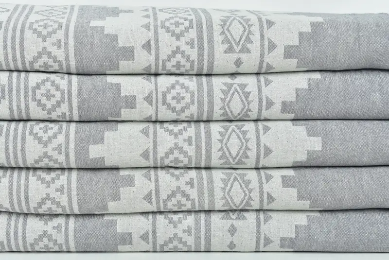 86x56 Cotton Kilim Towel, Home Decor Blankets, Turkish Beach Blanket, Custom Wedding Gifts, Housewarming Gift, Bridal Shower Gift, Aesthetic Blanket - 3