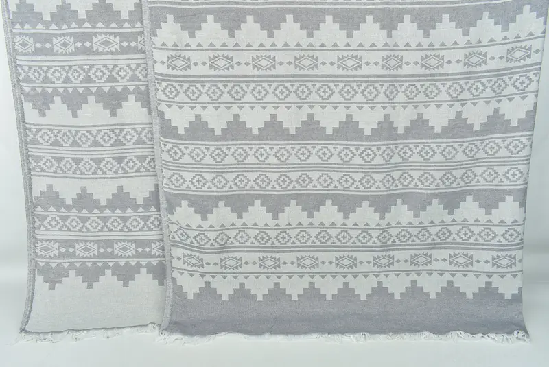 86x56 Cotton Kilim Towel, Home Decor Blankets, Turkish Beach Blanket, Custom Wedding Gifts, Housewarming Gift, Bridal Shower Gift, Aesthetic Blanket - 1