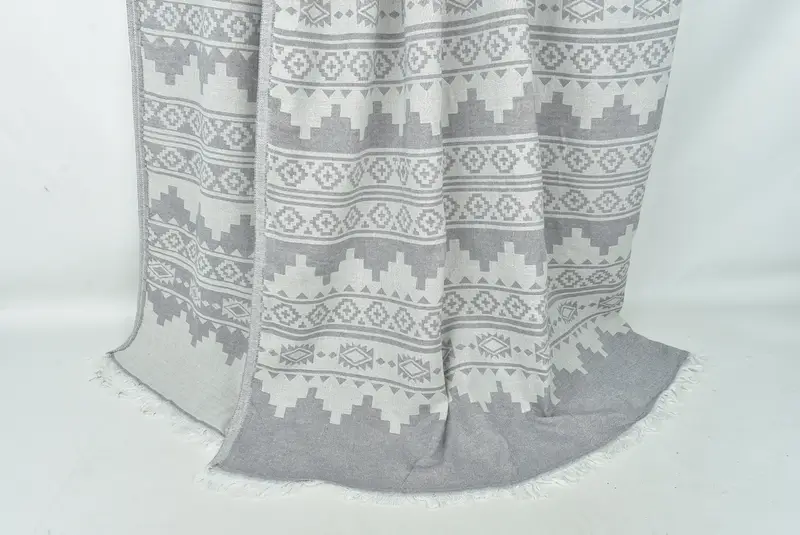 86x56 Cotton Kilim Towel, Home Decor Blankets, Turkish Beach Blanket, Custom Wedding Gifts, Housewarming Gift, Bridal Shower Gift, Aesthetic Blanket - 8