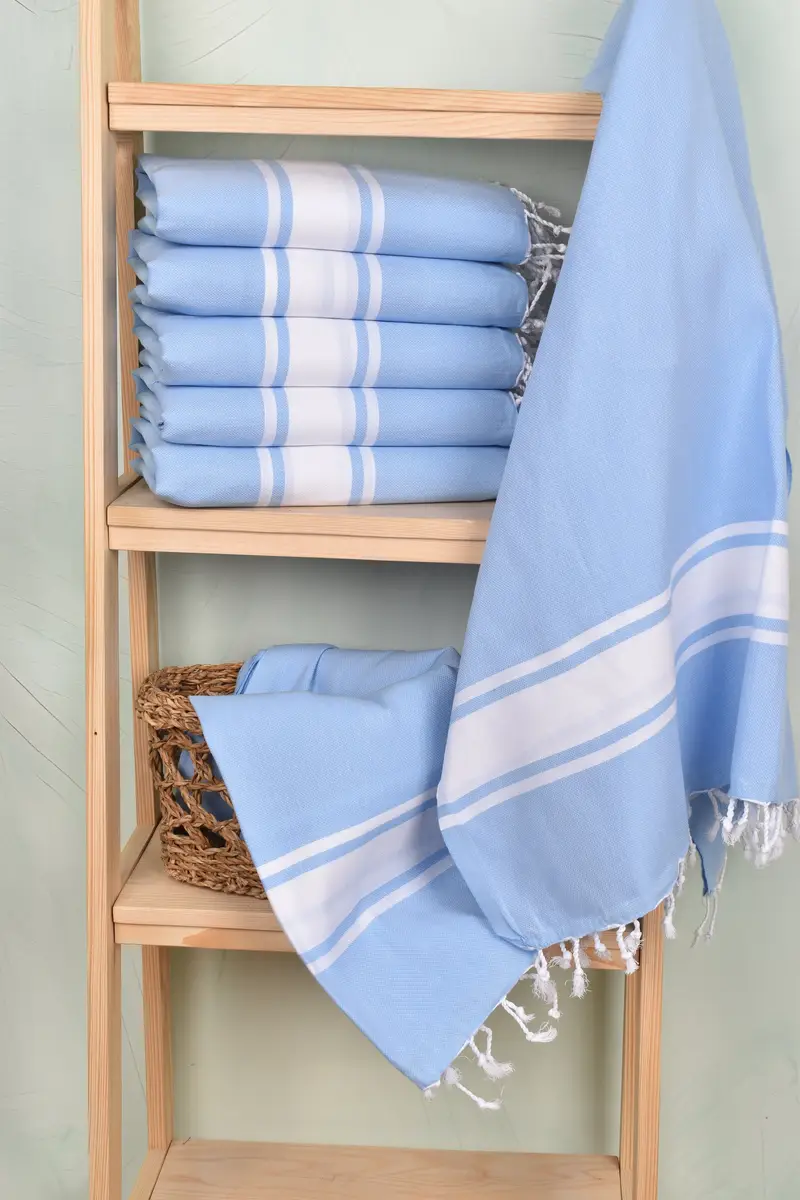 70x40 Cotton Striped Towel, Quick-dry peshtemal, Bachelor Party Favors, Absorbent towel, Absorbent Turkish towel, Cute Beach Towel, Guest Towel - 3