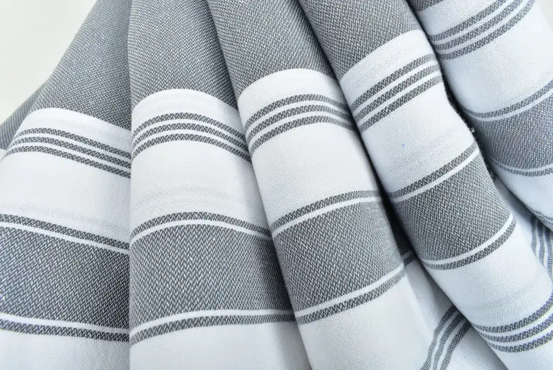 Personalized Kitchen Towel, 44x22 Cotton Striped Towel, Personalized Hand Towel, Small Bath Towels, Bridesmaid Towel, Bridal Gifts, Guest Towel - 5