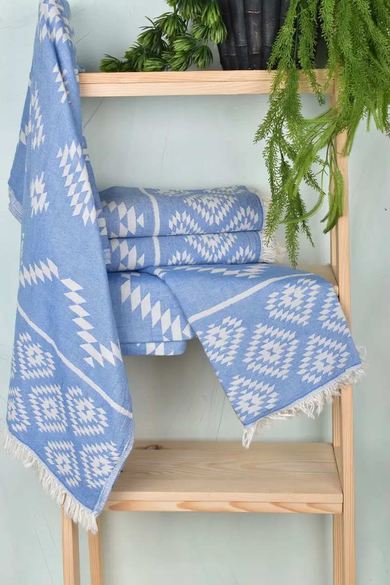 Bachelor Gifts, Halloween Gifts, Friends Beach Towel, Fringed Turkish towel for poolside, 70x36 Cotton Kilim Towel, Custom Beach Towel, Custom Towel - 7