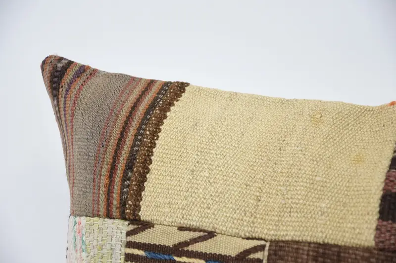 Pillow for Couch, 16x48 Beige Cushion Case, Cushion, Sofa Pillow Sham, Farmhouse Pillow Cover, Handmade Kilim Cushion, Kilim Cushion Sham - 2