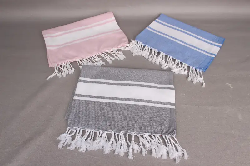 36x24 Cotton Striped Towel, Personalized Gift For Her, Handmade Gift, Kitchen Towel, Turkish Hand Towel, Gifts For Him, Personalized Kitchen Towel - 4