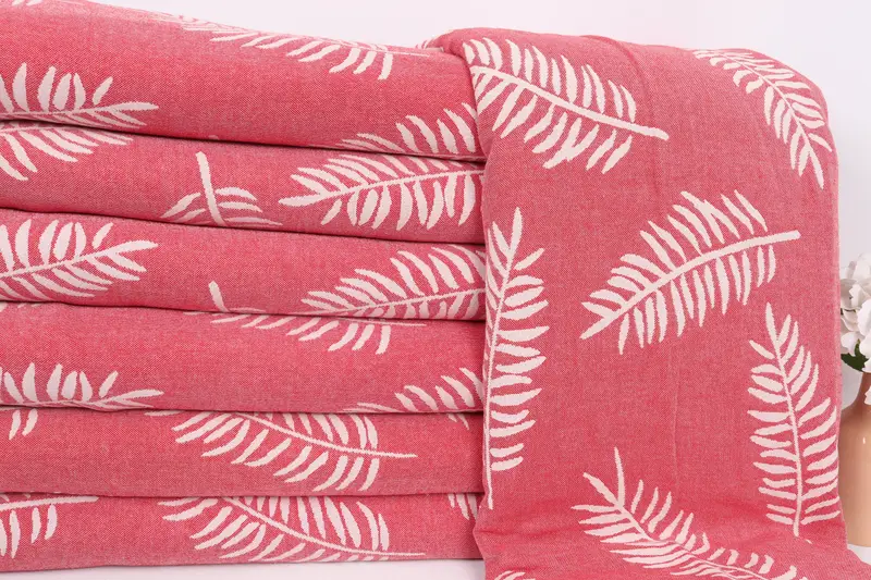 Boho Throw Blankets, Gift For Wedding Day, Custom Blanket, Couch Throw Blanket, Bachelorette Party Favors, 88x80 Cotton Floral Patterned Towel - 2