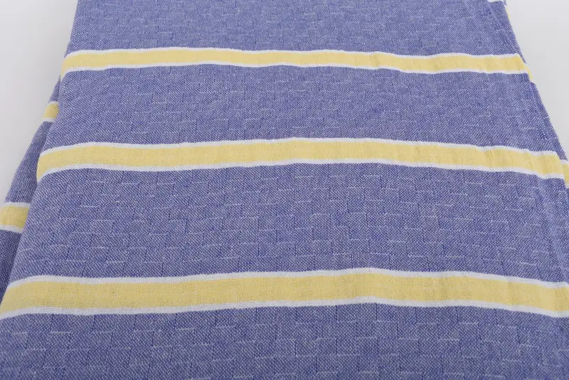 Monogram Blanket, Customized Turkish Blanket, 96x84 Cotton Striped Towel, Bridal Party Gifts, Woven Throw Blanket, Bachelorette Party Favors - 4