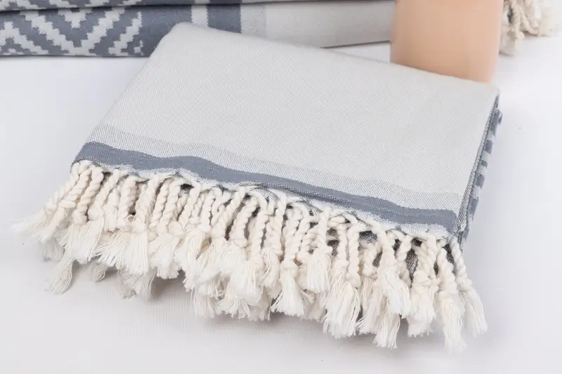 Peshtemal Towel USA, Peshtemal Towel, Turkish Towel Monogram, Sand-free towel, 70x36 Cotton Sun Design Towel, Gift For Bride, Wedding Gift - 6