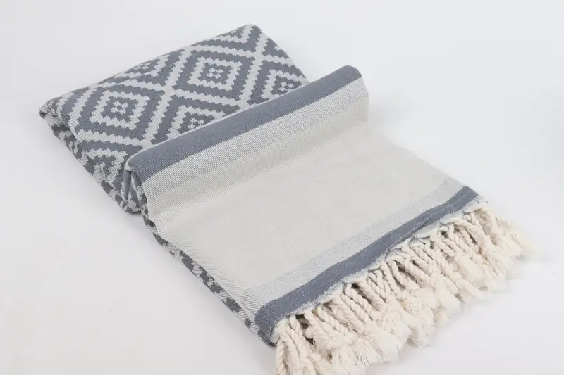 Peshtemal Towel USA, Peshtemal Towel, Turkish Towel Monogram, Sand-free towel, 70x36 Cotton Sun Design Towel, Gift For Bride, Wedding Gift - 7