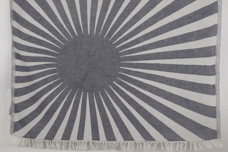 Bachelorette Party Personalized Navy Cotton Towel Bridesmaid Gift, 36x71 Inches