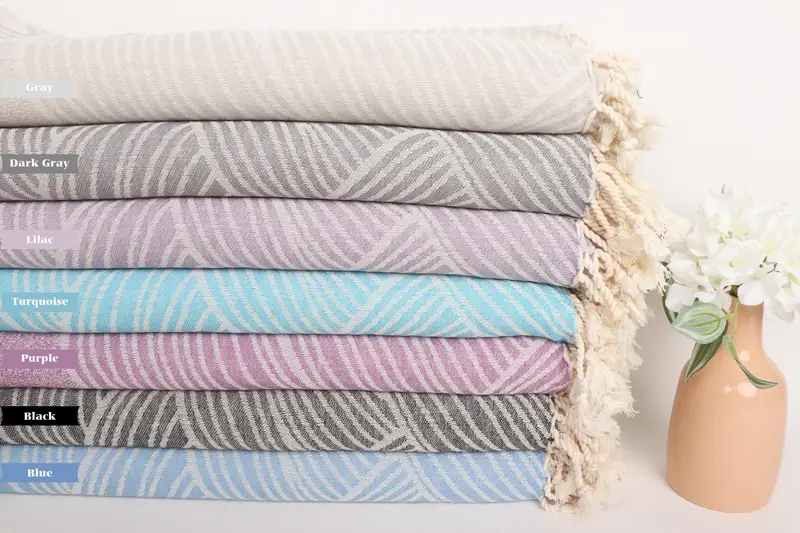 Quick-dry peshtemal, Bridesmaid Gift Towel, Organic Turkish towel, Turkish beach towel with fringe, Beach Towel Personalized, Gift For Best Friend - 1