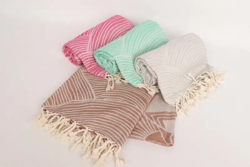 Quick-dry peshtemal, Bridesmaid Gift Towel, Organic Turkish towel, Turkish beach towel with fringe, Beach Towel Personalized, Gift For Best Friend - 5