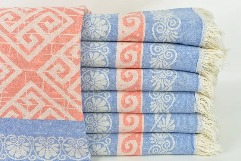 Bachelorette Gifts, Vegas Bachelorette Party Favors, Summer Gift, 70x36 Cotton Geometric Towel, Boyfriend Christmas Gift, Summer Towel, Beach towel - 3