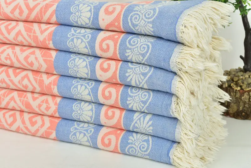 Bachelorette Gifts, Vegas Bachelorette Party Favors, Summer Gift, 70x36 Cotton Geometric Towel, Boyfriend Christmas Gift, Summer Towel, Beach towel - 5
